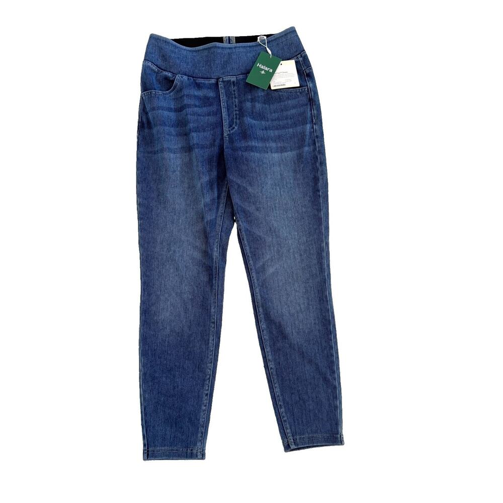 New Halara Flex Denim 4-Way Stretch Lightweight Womens Size M 7/8 NWT